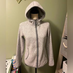 Marmot Gray Fleece Zip Up Hoodie